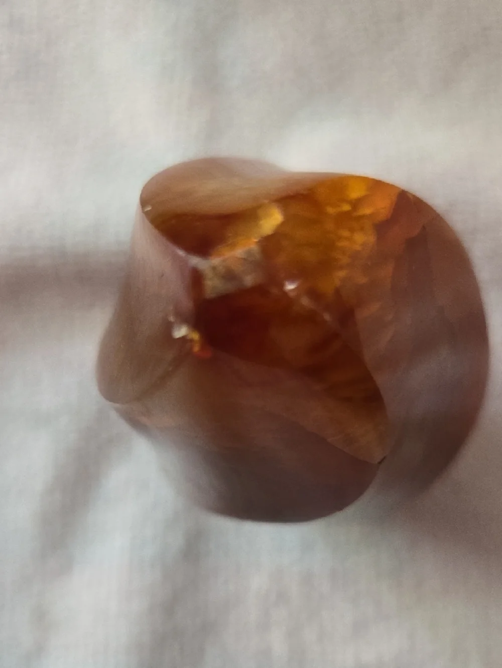 Polished Carnelian Flame Stone - Picture 5 of 5
